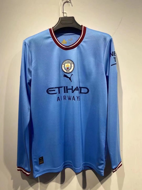 22-23 Manchester City home long sleeves